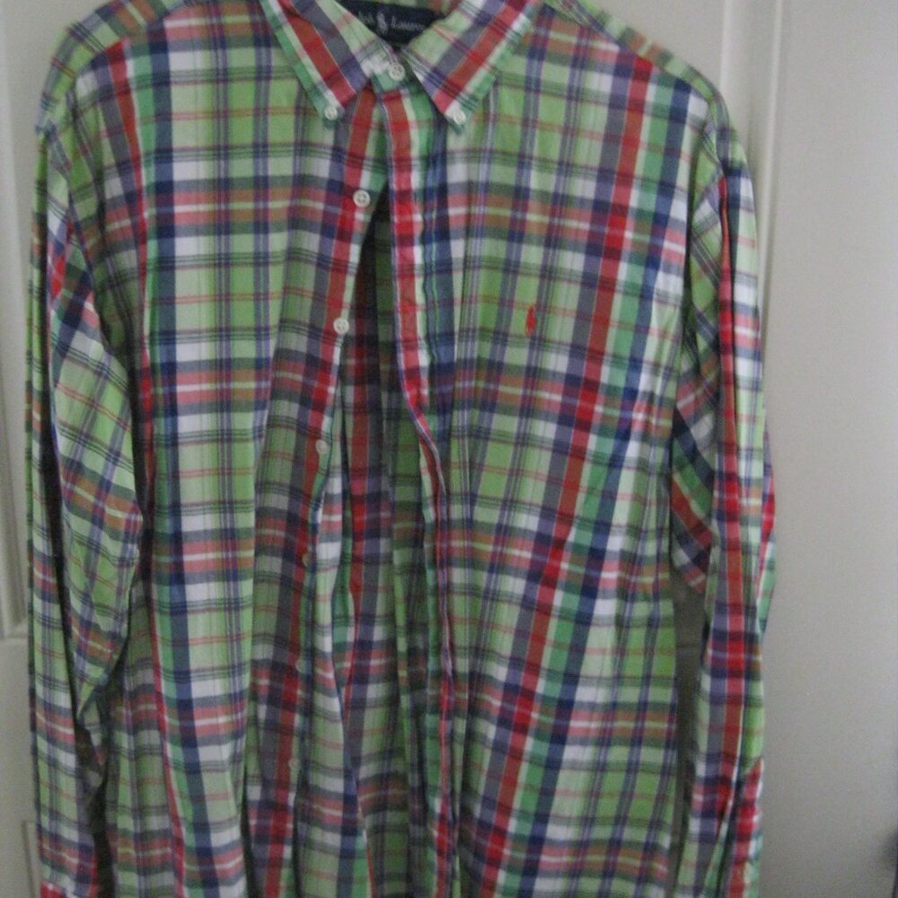 Vintage 90s Size XL Ralph Lauren Classic Fit Long Sleeve Shirt